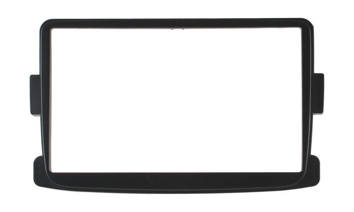 Комплект рамки с разъёмами 7"+can Duster, Logan, Sandero, Captur, X-Ray овал (штатный подрулевой джойстик)