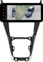 Магнитола для Toyota Harrier 3 XU60 2013-2017 (большая рамка) - Teyes LUX ONE 360 монитор 12.3" 2K QLED на Android 10, 6Гб+128Гб, CarPlay, 4G SIM-слот, 4 камеры в комплекте