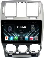 Магнитола для Hyundai Getz 2002-2011 (рамка серебро) - FarCar S280 монитор 9.5" IPS на Android 13, CarPlay