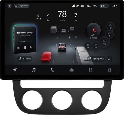 Магнитола для Volkswagen Jetta 5 2005-2010 (климат 1) - Teyes CC4-PRO монитор 13" 2K QLED на Android 13, Snapdragon 778G, ИИ, CarPlay, DSP, 4G SIM-слот