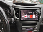 Магнитола для Subaru Legacy 5, Outback 4 2009-2014 (левый руль, рамка черная) - FarCar XXL061M монитор 9.5" 2K QLED на Android 14, TS20, 8+256Гб, CarPlay, 4G SIM-слот