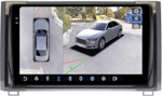 Магнитола для Toyota Tundra 2 2013-2022 - FarCar BX9-360-8299 монитор 9.5" 2K QLED на Android 13, 6Гб+128Гб, CarPlay, 4G SIM-слот, 4 камеры в комплекте