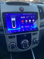 Магнитола для KIA Cerato 2 2008-2013 (кондиционер) - Kuberg QLed, Android 13, TS20, CarPlay, SIM-слот
