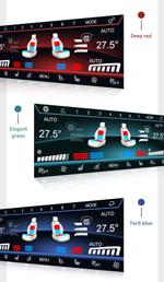 Сенсорная панель климата BMW 5-серия G30 2017-2023 - Kuberg ZF-2025-G30 c 8.8" LCD (ЖК) экраном
