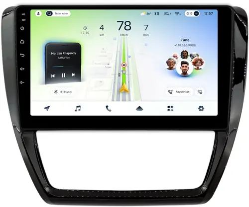 Магнитола для Volkswagen Jetta 6 2011-2018 - Teyes CC4L-DTS монитор 10" IPS на Android 14, Быстрая, Snapdragon 662, CarPlay, 4G SIM-слот