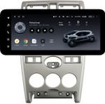 Магнитола для Lada Priora 2007-2013 (рамка серебро) - Teyes LUX ONE ROUND монитор 12.3" 2K QLED на Android 10, Быстрая, CarPlay, 4G SIM-слот