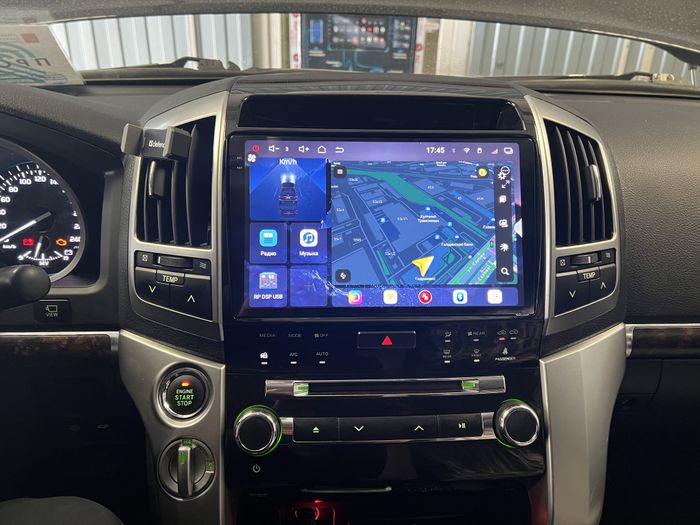 Магнитола для Toyota Land Cruiser 200 2007-2015 - Redpower 85202/203/204 PRO/PROmax ТОП звук, 2K QLED, Android 14, Быстрейшая, CarPlay, 4G SIM-слот