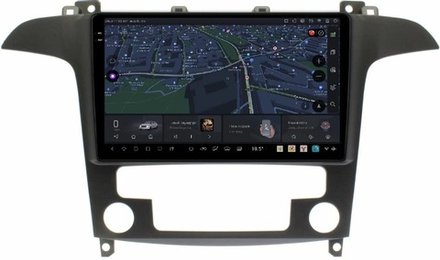 Магнитола для Ford Galaxy / S-Max 2006-2015 (климат) - Kuberg OL-9210-2 QLed+2K, Android 13, UIS7870 (DUDU7), CarPlay, SIM-слот