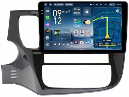 Магнитола для Mitsubishi Outlander 3 2012-2022 (левый руль) - Teyes CC4-PRO монитор 10.36" 2K QLED на Android 13, Snapdragon 778G, ИИ, CarPlay, DSP, 4G SIM-слот