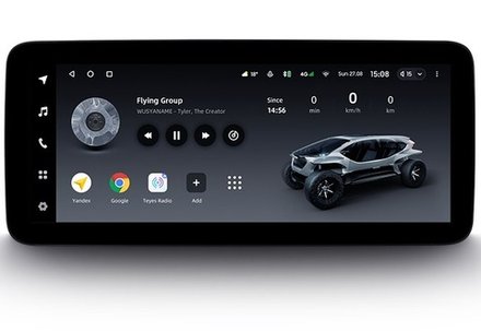 Магнитола для Toyota RAV4 5 2019-2024+ (рынок РФ/ОАЭ) - Teyes LUX ONE ROUND монитор 12.3", Android 10, CarPlay, 4G SIM-слот