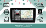 Магнитола для Mitsubishi L200 2015+ (рамка-накладка) - Vaycar VA47-7198-2K на Android 13, Быстрая, 2K QLED, CarPlay, 4G SIM-слот