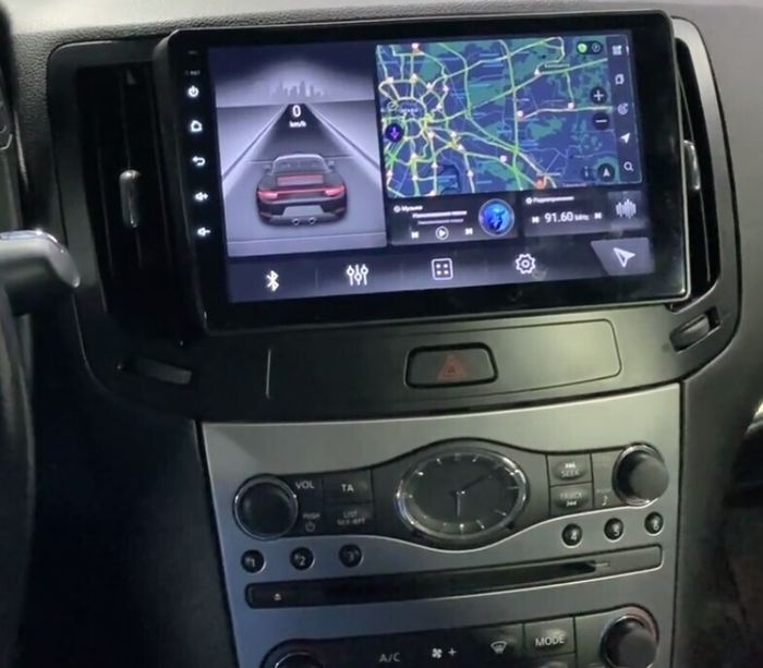 Магнитола для Infiniti G25, G35, G37, Nissan Skyline V36 2006-2013 (поддержка Bose) - Kuberg SF-9820 IPS, Android 10, 8 ядер (TS18), 4G SIM-слот