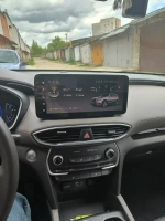 Магнитола для Hyundai Santa Fe 2018-2020 (рамка под 10") - Teyes LUX ONE 360 монитор 12.3" 2K QLED на Android 10, 6Гб+128Гб, CarPlay, 4G SIM-слот, 4 камеры в комплекте