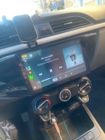 Магнитола для KIA Rio 4, Rio X-Line 2017-2020 (рамка без кнопки) - FarCar DX1160-2M монитор 9.5" IPS на Android 13, 4+64Гб, CarPlay