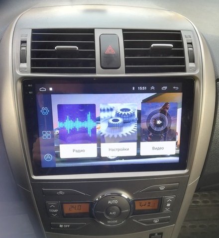 Магнитола для Toyota Corolla 150 2006-2013 (рамка тип 2) - Teyes CC3-2K-360 монитор 9.5" 2K QLED на Android 10, 6+128Гб, CarPlay, 4G SIM-слот, 4 камеры в комплекте