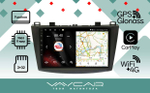 Магнитола для Mazda 3 2009-2013 - Vaycar VA41-0034 на Android 13, 8-ядер, 2Гб-32Гб, 4G SIM-слот