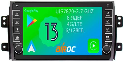 Магнитола для Suzuki SX4 2006-2014 - Airoc AB-3502 (кнопки и крутилки), Android 13, TS20, 6/128Гб, SIM-слот, CarPlay