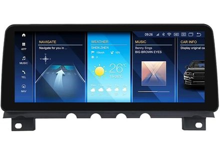 Магнитола для BMW 7-серии (F01) 2009-2012 CIC - Kuberg MKD монитор 12.3" на Android 11, 6Гб-128Гб, CarPlay, 4G SIM-слот