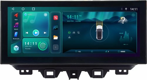 Магнитола для Hyundai Tucson 2018-2021 - Kuberg монитор 12.3" в стиле LEXUS на Android 12, TS10, CarPlay, 4G SIM-слот