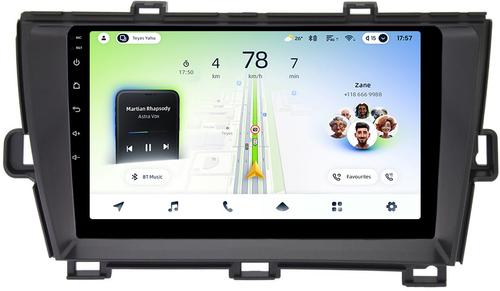 Магнитола для Toyota Prius 30 2009-2015 (левый руль, рамка черная) - Teyes CC4L монитор 9" IPS на Android 14, Snapdragon 662, CarPlay, 4G SIM-слот