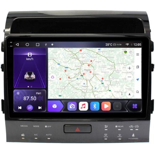 Магнитола для Toyota Land Cruiser 200 2007-2015 (рамка 10, климат на ШГУ) - Kuberg OL-1620-2-ABC QLed+2K, Android 12, TS10, CarPlay, 4G SIM-слот