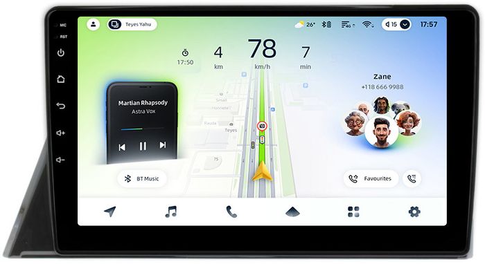 Магнитола для Toyota Sienta 2 2015-2022 - Teyes CC4L монитор 10" IPS на Android 14, Snapdragon 662, CarPlay, 4G SIM-слот