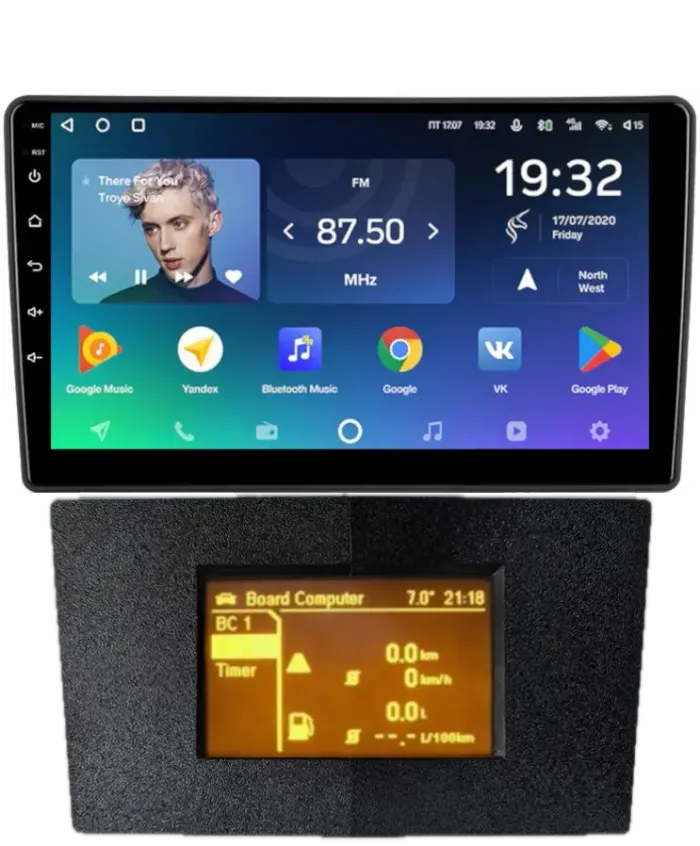 Магнитола для Opel Astra H (перенос БК вниз, черная) - Teyes CC2 PLUS Android 10, ТОП процессор, 4-64, SIM-слот