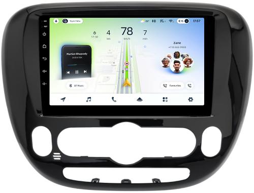 Магнитола для KIA Soul 2 2014-2019 (климат на штатном экране) - Teyes CC4L монитор 9" IPS на Android 14, Snapdragon 662, CarPlay, 4G SIM-слот