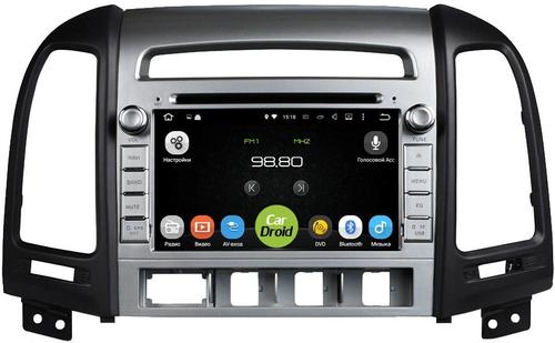 Магнитола для Hyundai Santa Fe 2010-2012 (4 отверстия под кнопки) - Airok RD-2001 на Android 10, 8-ядер, 4ГБ-32ГБ