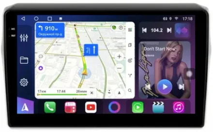 Магнитола для Suzuki Swift 5 2016-2023 (рамка глянцевая) - FarCar 179-10GL монитор 10.36" QLED на Android 14, TS18, CarPlay, 4G SIM-слот
