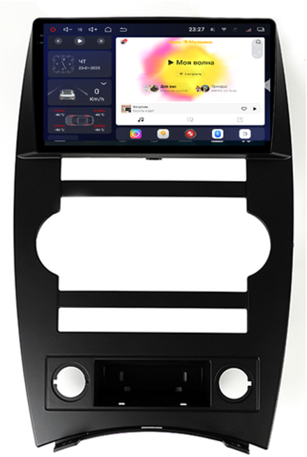 Магнитола для Jeep Commander 2005-2010 - Redpower 85416 PRO/PROmax ТОП звук, 2K QLED, Android 14, CarPlay, 4G SIM-слот