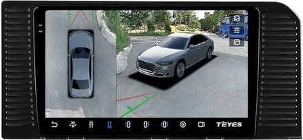 Магнитола для Toyota Land Cruiser Prado 250 2023+ (без 360) - Teyes CC3-2K-360 монитор 10.36" 2K QLED на Android 10, 6Гб+128Гб, CarPlay, 4G SIM-слот, 4 камеры в комплекте