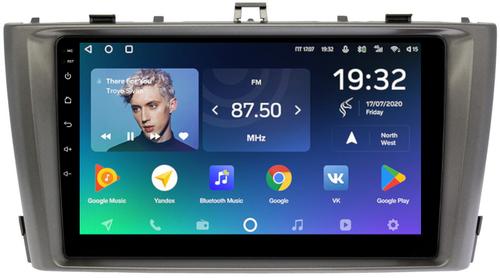 Магнитола для Toyota Avensis 2008-2015 (рамка серая) - Teyes CC2 PLUS Android 10, Быстрая, SIM-слот