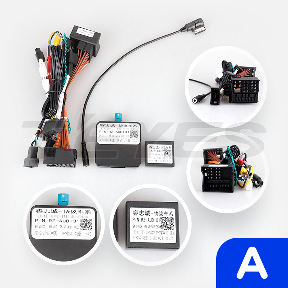 Магнитола для Audi A4 B8 2007-2015 без джойстика MMI (рамка 10) - FarCar монитор 12.3" 2K QLED на Android 14, TS10, CarPlay, 4G SIM-слот
