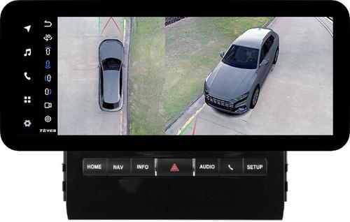 Магнитола для Toyota Land Cruiser 200 2015-2021 (с JBL, рамка тип 1) - Teyes LUX ONE 360 монитор 12.3" 2K QLED на Android 10, 6Гб+128Гб, CarPlay, 4G SIM-слот, 4 камеры в комплекте