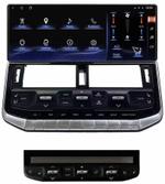 Магнитола для + климат (перед + зад) для Toyota Land Cruiser 300 - Kuberg ZH-T1219 монитор 12.3", Android 12, Быстрая, CarPlay, 4G SIM-слот
