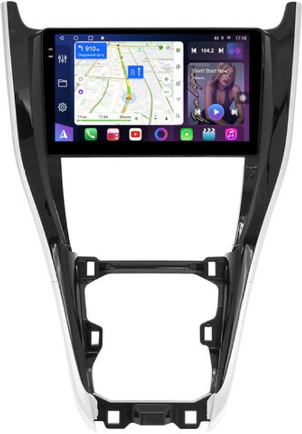 Магнитола для Toyota Harrier 3 XU60 2013-2017 (большая рамка) - FarCar 9534F1 монитор 10.36" QLED на Android 14, TS18, CarPlay, 4G SIM-слот