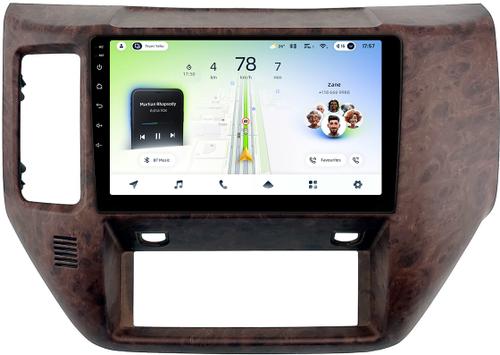 Магнитола для Nissan Patrol Y61 2004-2010 (рамка дерево) - Teyes CC4L монитор 9" IPS на Android 14, Snapdragon 662, CarPlay, 4G SIM-слот