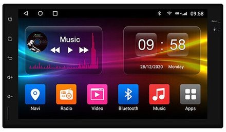 2DIN магнитола (экран 7") - Kuberg OL-7001-Q Android 10, ТОП процессор, 6/128Гб, CarPlay, 4G SIM-слот