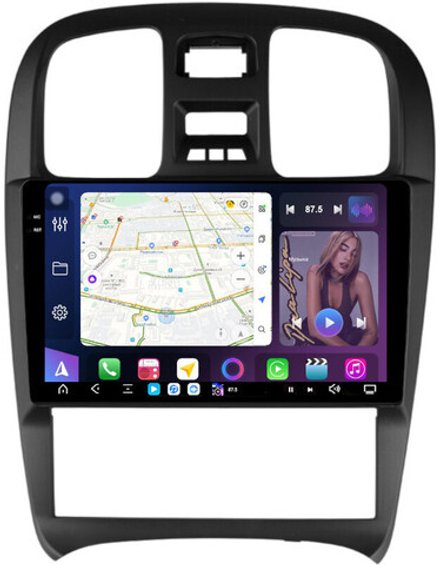 Магнитола для Hyundai Sonata 4 2001-2013 - FarCar XXL3062M монитор 9.5" 2K QLED на Android 14, TS20, 8+256Гб, CarPlay, 4G SIM-слот