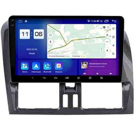 Магнитола для Volvo XC60 2008-2013 - Parafar PF189RN2K на Android 13, QLED+2K, ТОП процессор, 4Гб+32Гб, CarPlay, 4G SIM-слот
