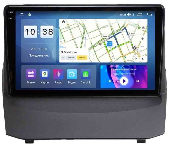 Магнитола для Ford Fiesta 2008-2018 - Parafar PF171RN2K на Android 13, QLED+2K, ТОП процессор, 4Гб+32Гб, CarPlay, 4G SIM-слот