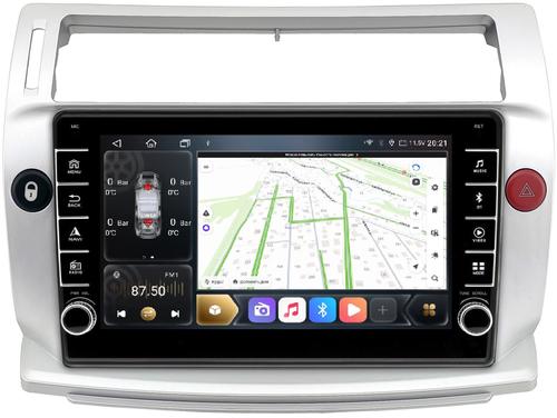 Магнитола для Citroen C4 2004-2011 - Kuberg OL-9932 (кнопки и крутилки), Android 12, TS10, CarPlay, 4G SIM-слот
