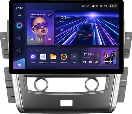 Магнитола для Nissan Patrol Y62 2010-2019 (экран климата внизу) - Teyes CC3-2K монитор 13", QLED+2K, Android 10, ТОП процессор, 4G SIM-слот, CarPlay