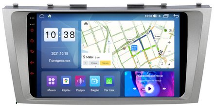 Магнитола для Toyota Camry 2006-2011 - Parafar PF064-1UHD на Android 13, QLED, ТОП процессор, 8Гб+128Гб, CarPlay, 4G SIM-слот