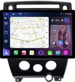 Магнитола для Hyundai Tucson 1 2004-2009 (рамка черная) - FarCar BX877 монитор 13" 2K QLED на Android 13, TS10, 6+128, CarPlay, 4G SIM-слот