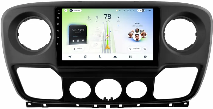 Магнитола для Renault Master 2010-2019 (рамка большая) - Teyes CC4L монитор 10" IPS на Android 14, Snapdragon 662, CarPlay, 4G SIM-слот