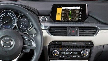 Навигационный блок для Mazda6 2015-2018 (Mazda Connect) - Kuberg LT-MZD-655 на Android 9, 6-ядер и 3ГБ-32ГБ