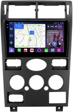 Магнитола для Ford Mondeo 3 2000-2006 (кондиционер) - FarCar XXL9-1572F1 монитор 9.5" 2K QLED на Android 14, TS20, 8+256Гб, CarPlay, 4G SIM-слот