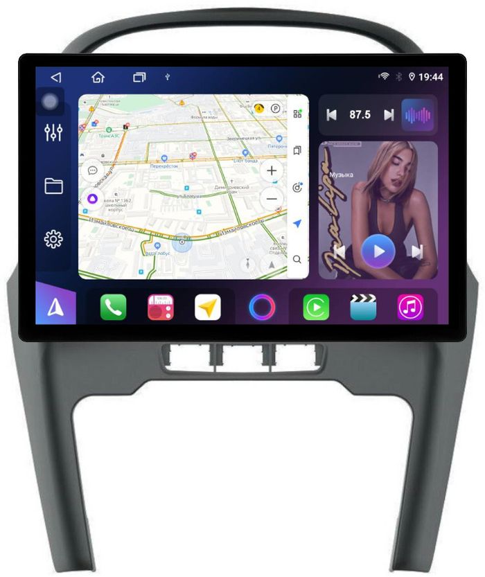Магнитола для Chery Tiggo T11 2013-2016 - FarCar BX877 монитор 13" 2K QLED на Android 13, Быстрая, CarPlay, 4G SIM-слот